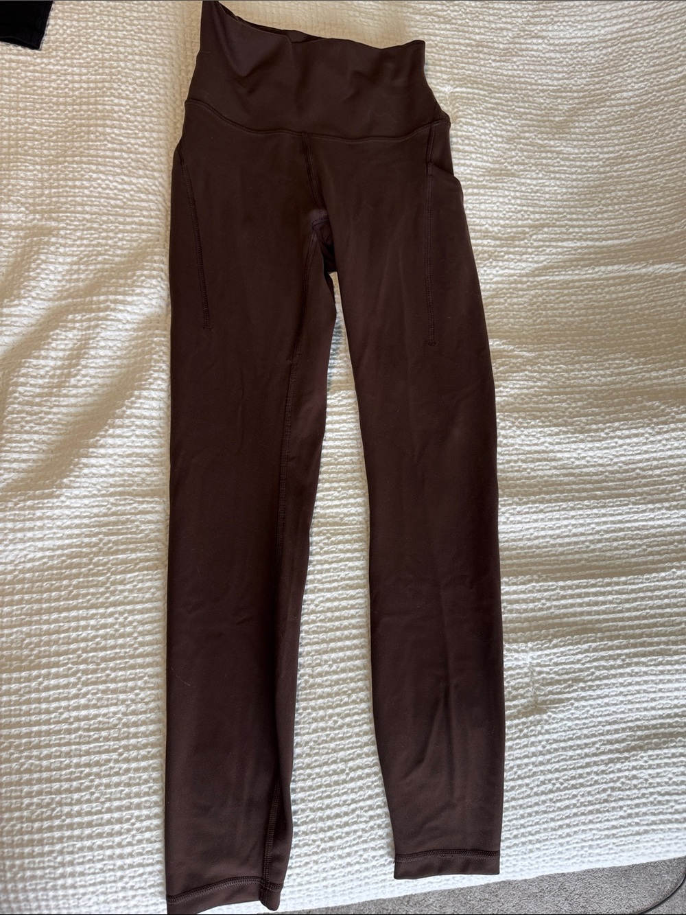 lululemon athletica Chocolate Brown Leggings with Side Pockets